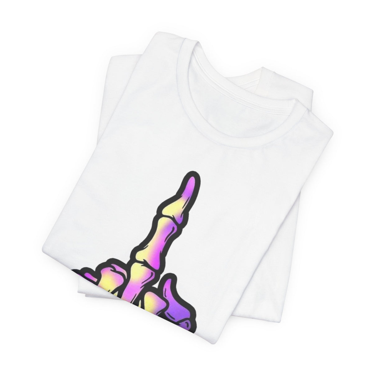 Pastel Skeleton Hand Tee — TrendVault