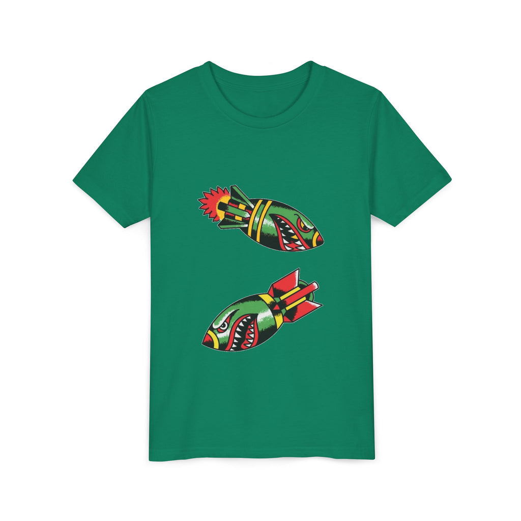 Shark Bomb Tattoo Kids Tee — TrendVault