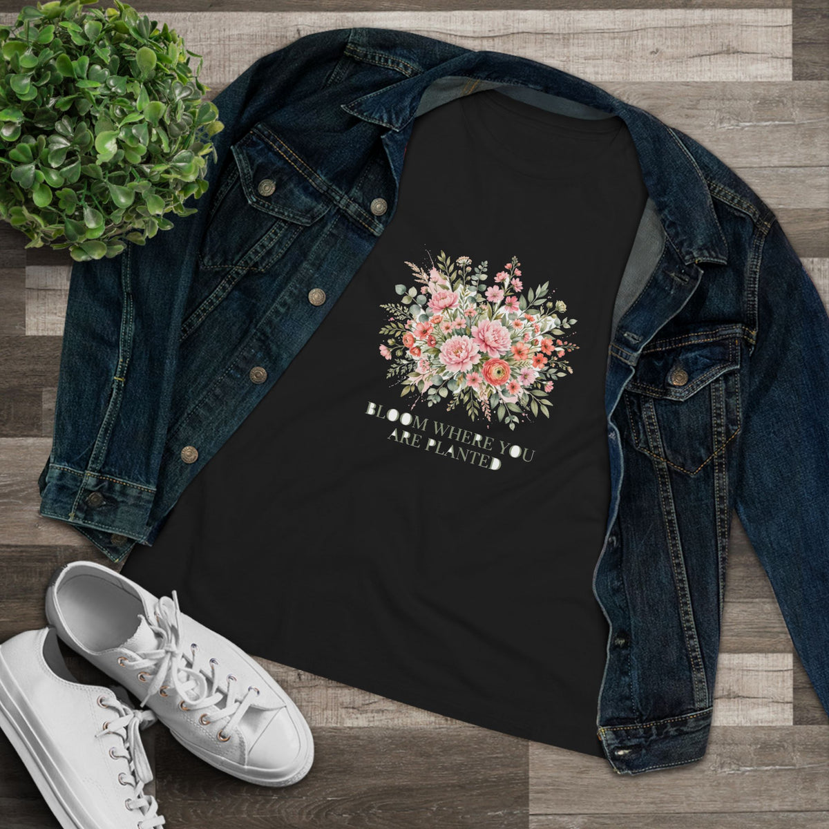 Bloom Where You Are Planted Women's Tee