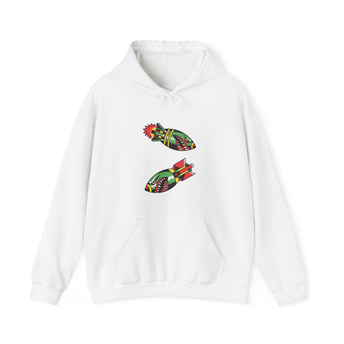 Shark Bomb Tattoo Hoodie