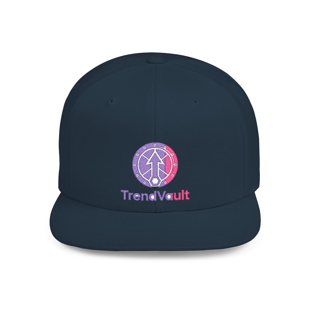 TrendVault Logo Snapback Cap – Navy