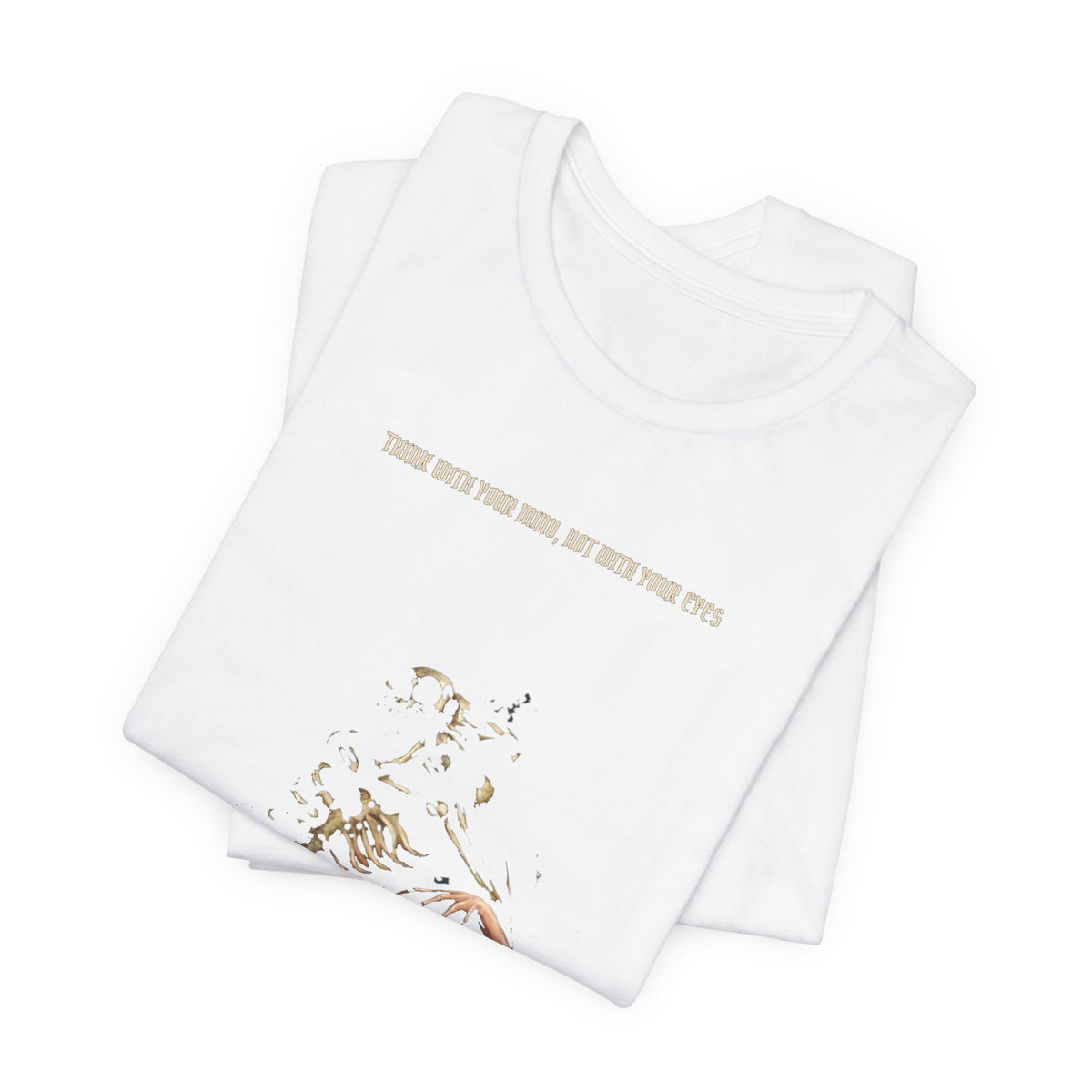 Think With Your Mind Skeleton Tee — TrendVault