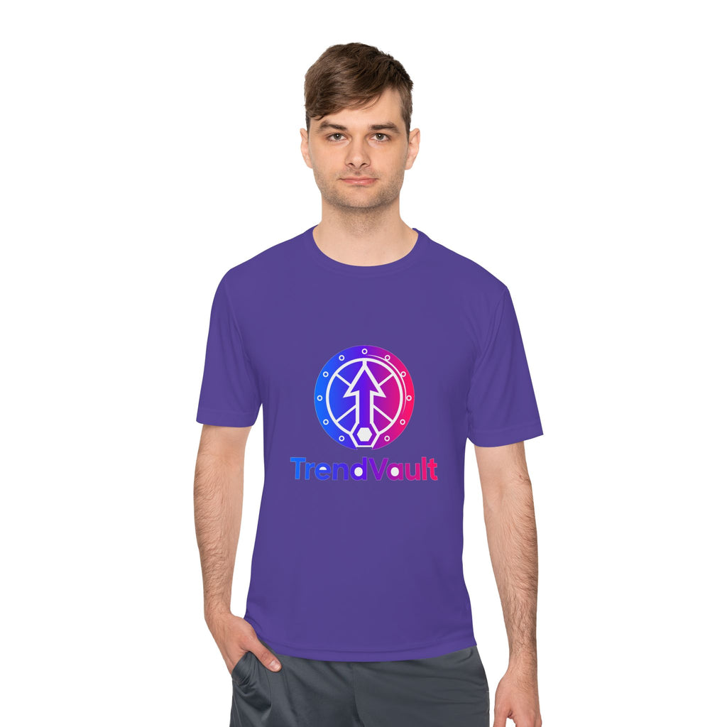 TrendVault Logo Sport Tee – Purple