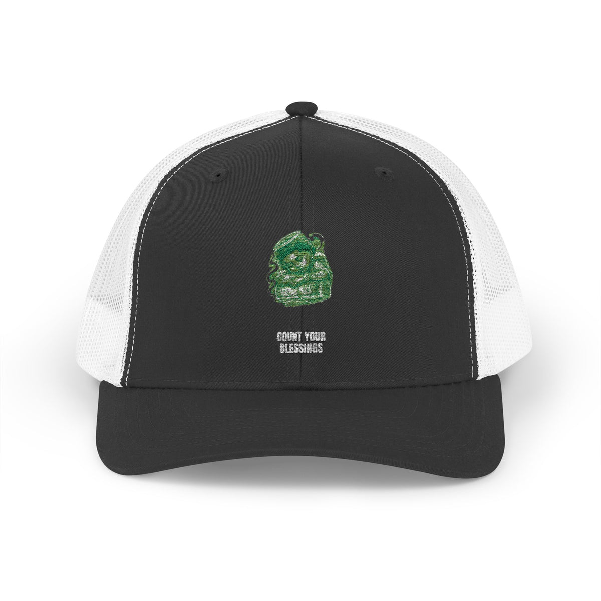 Count Your Blessings Trucker Cap – Black/White