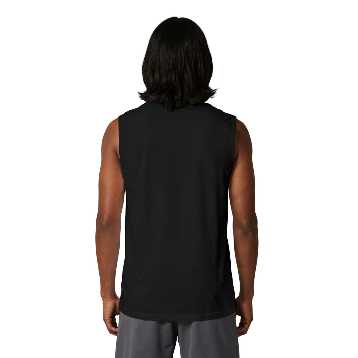 TrendVault Logo Muscle Tank – Black