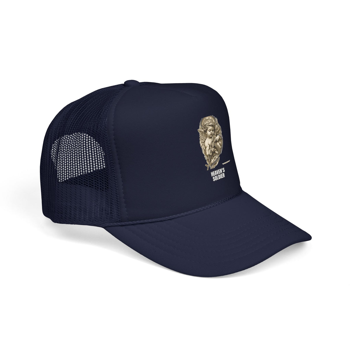 Heaven's Soldier Foam Trucker Cap – Dark Navy