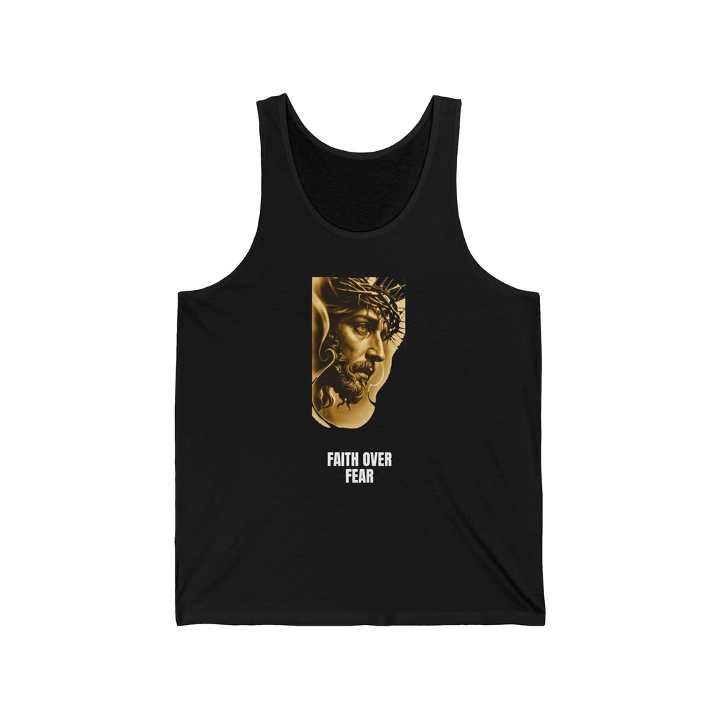 Faith Over Fear Men's Muscle Tank