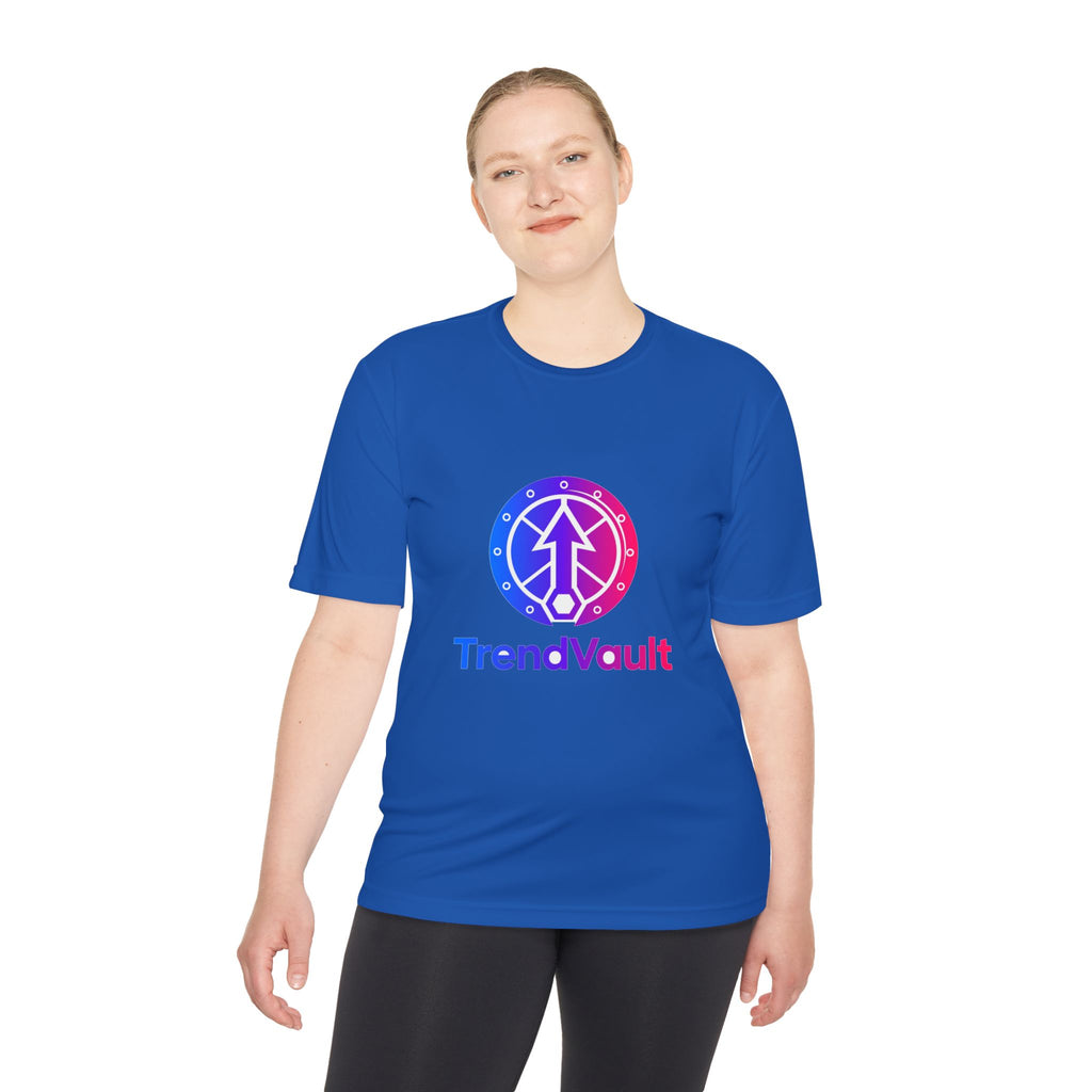 TrendVault Logo Sport Tee – True Royal