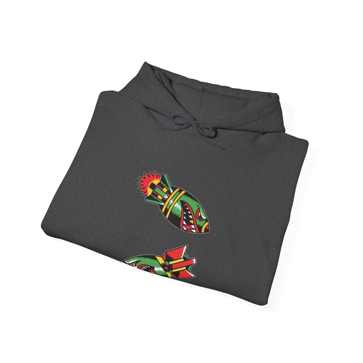 Shark Bomb Tattoo Hoodie — TrendVault