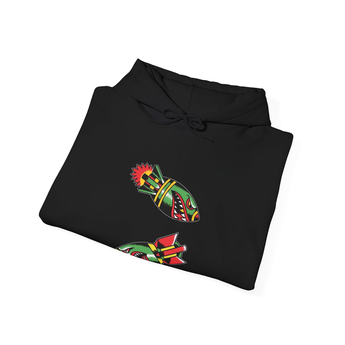 Shark Bomb Tattoo Hoodie — TrendVault