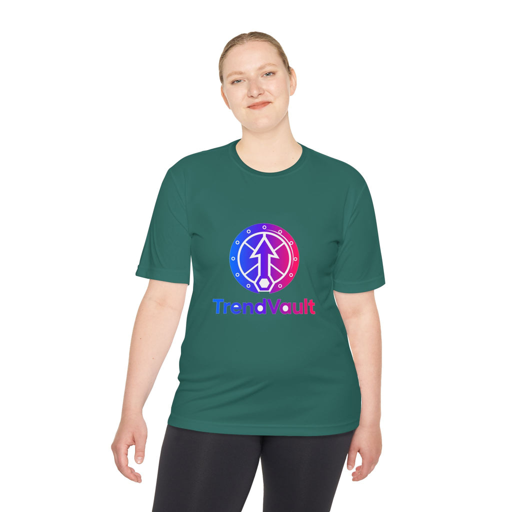 TrendVault Logo Sport Tee – Forest Green