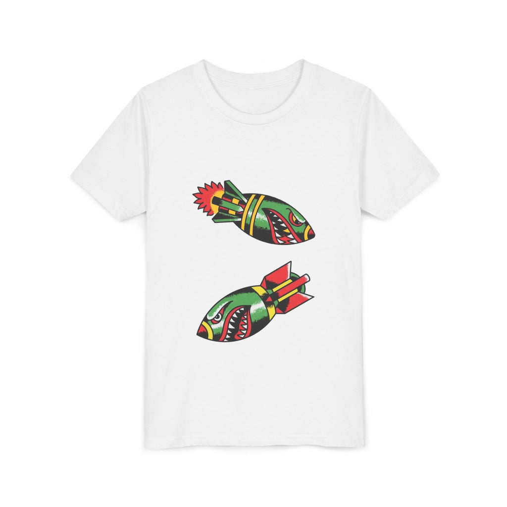 Shark Bomb Tattoo Kids Tee — TrendVault