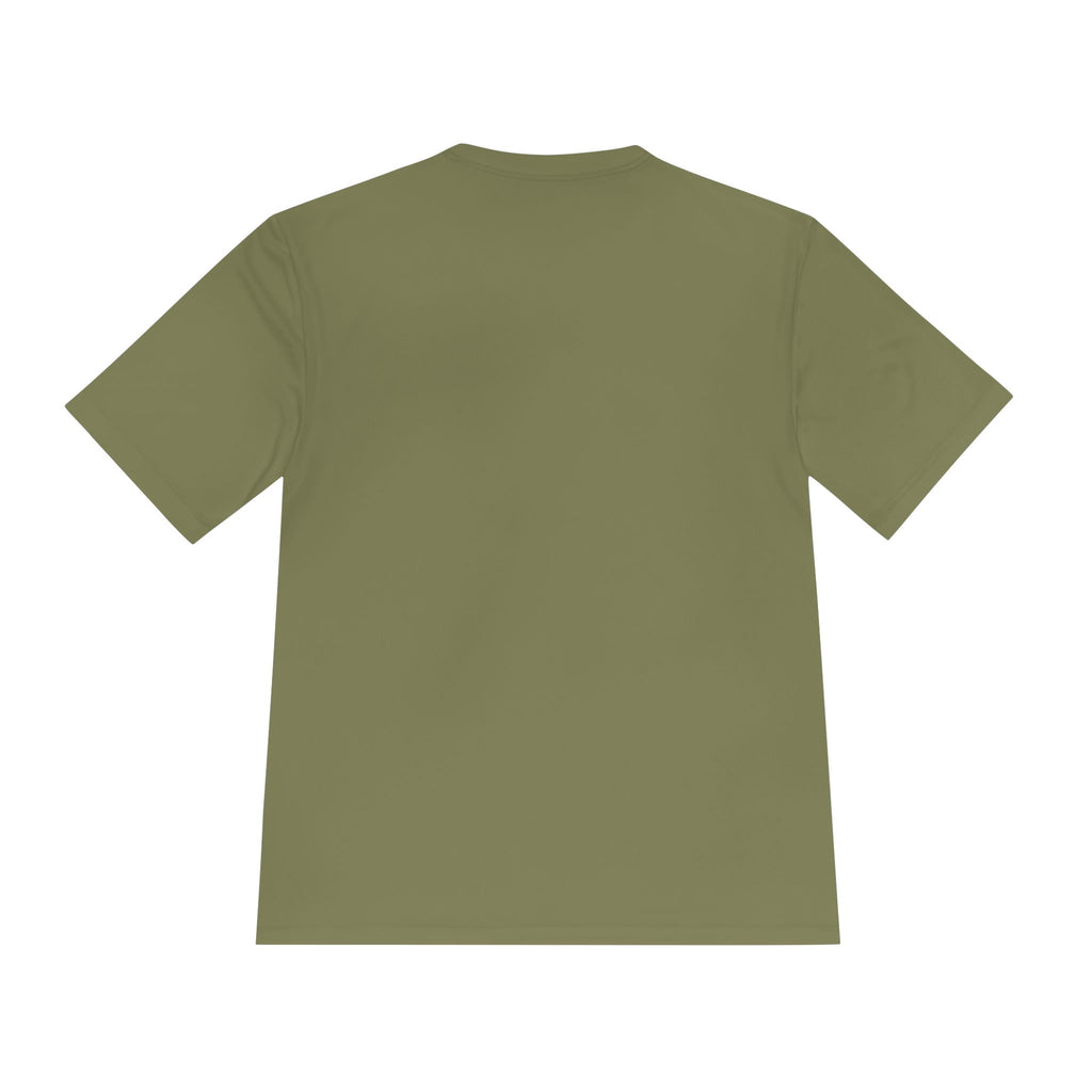 TrendVault Logo Sport Tee – Olive Drab Green