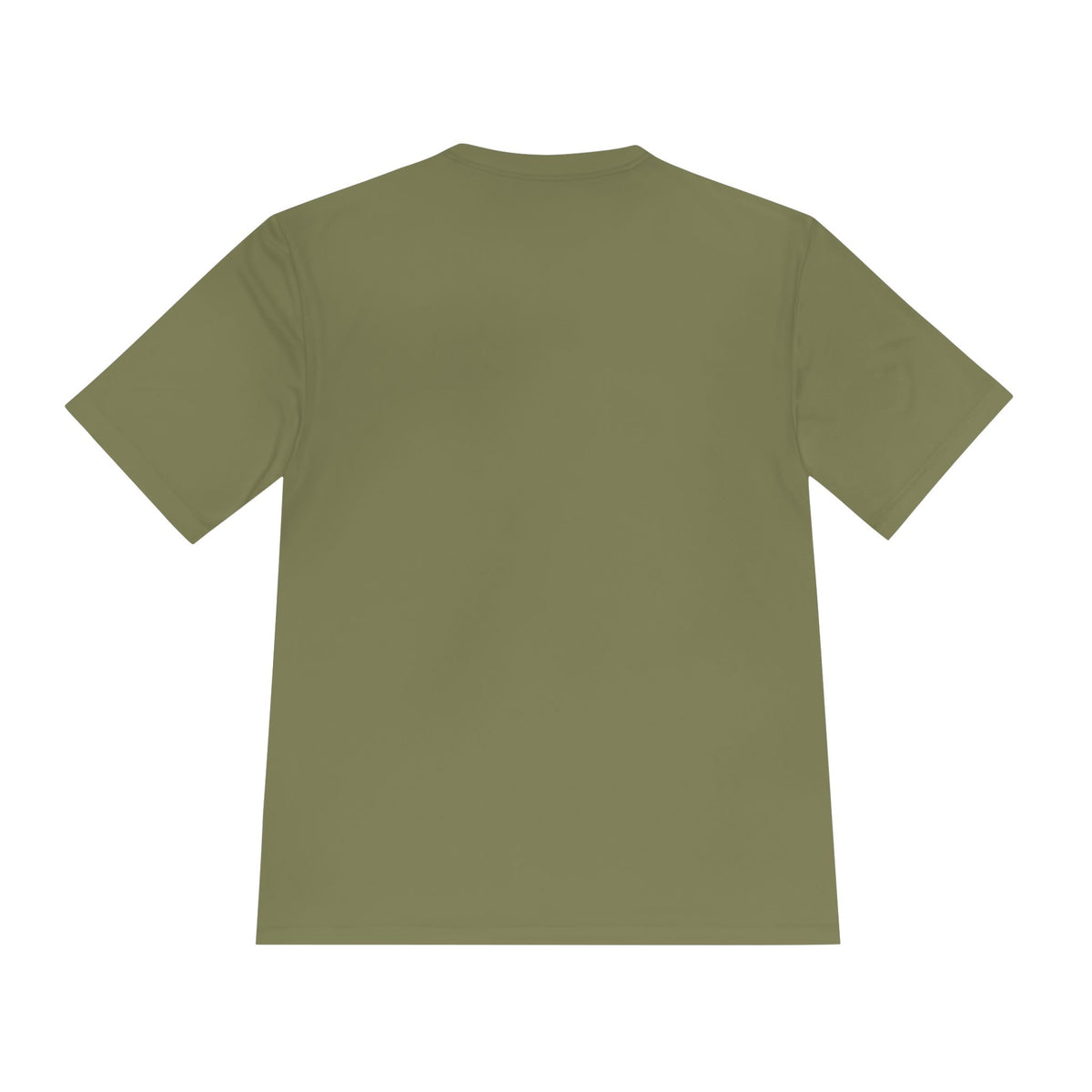 TrendVault Logo Sport Tee – Olive Drab Green
