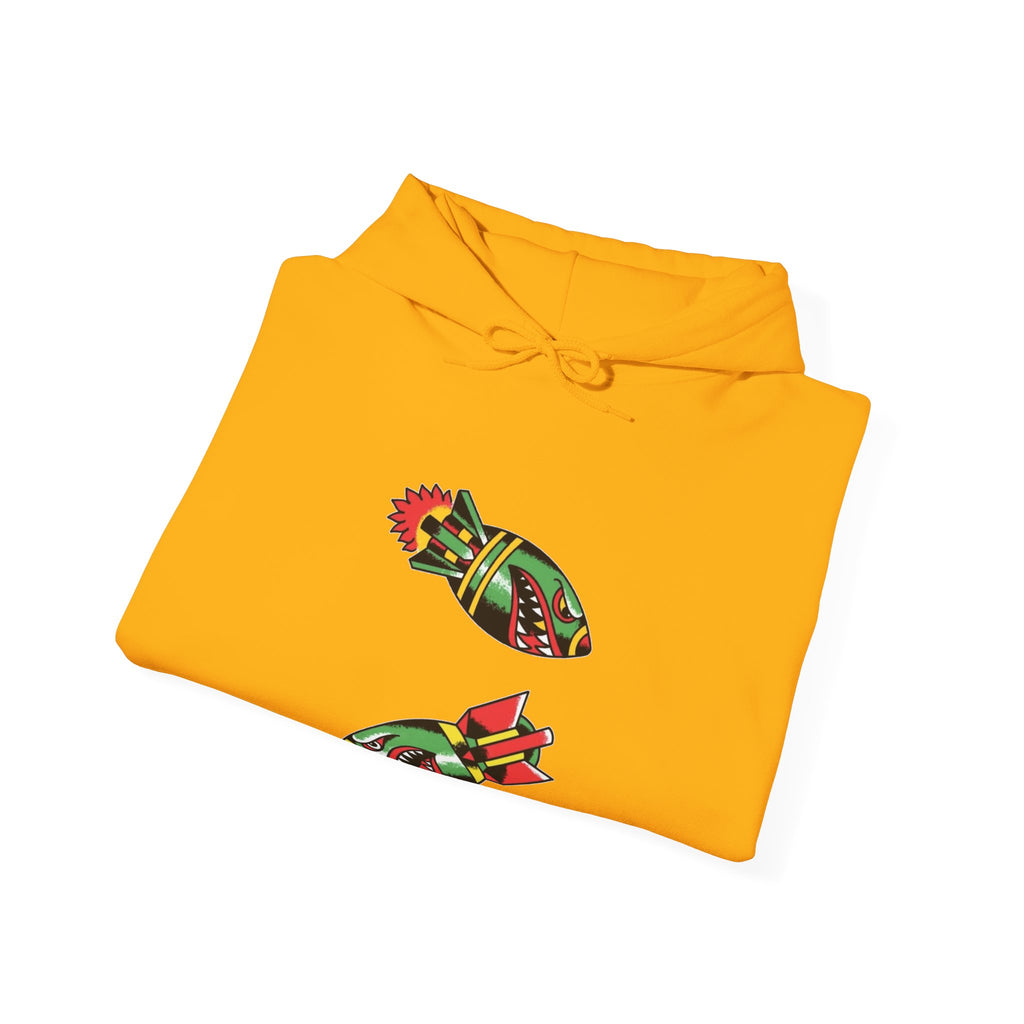 Shark Bomb Tattoo Hoodie — TrendVault