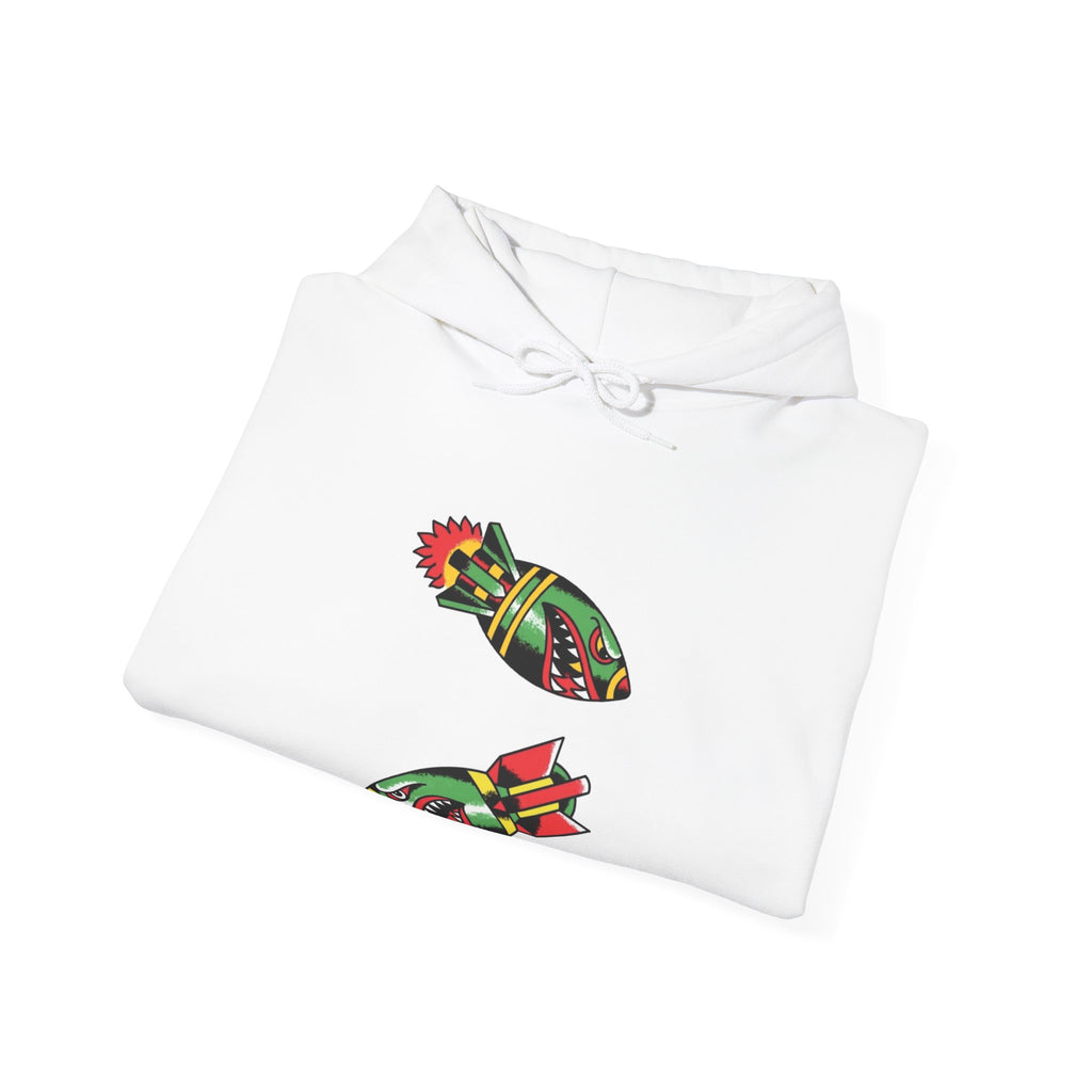 Shark Bomb Tattoo Hoodie — TrendVault