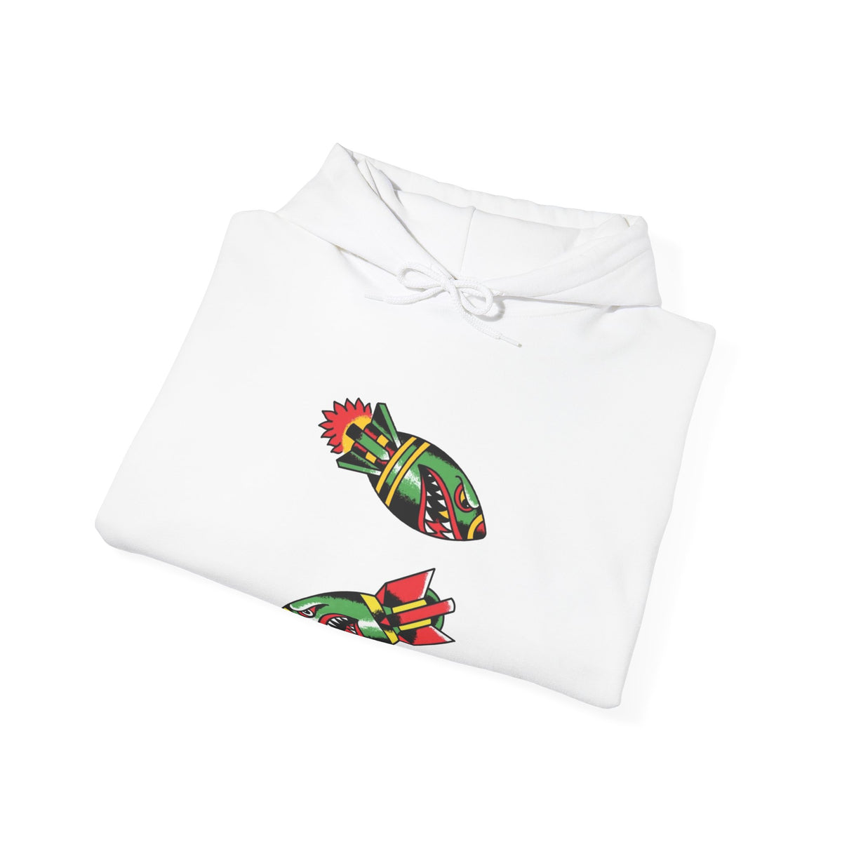 Shark Bomb Tattoo Hoodie — TrendVault