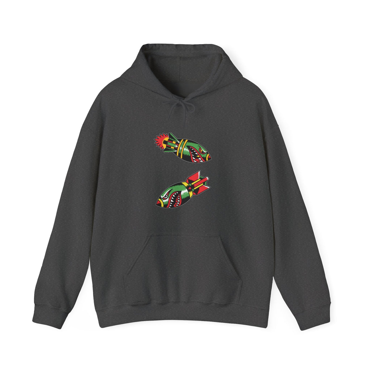 Shark Bomb Tattoo Hoodie — TrendVault