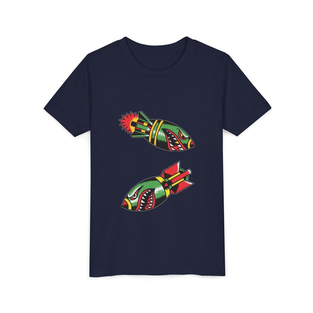 Shark Bomb Tattoo Kids Tee — TrendVault