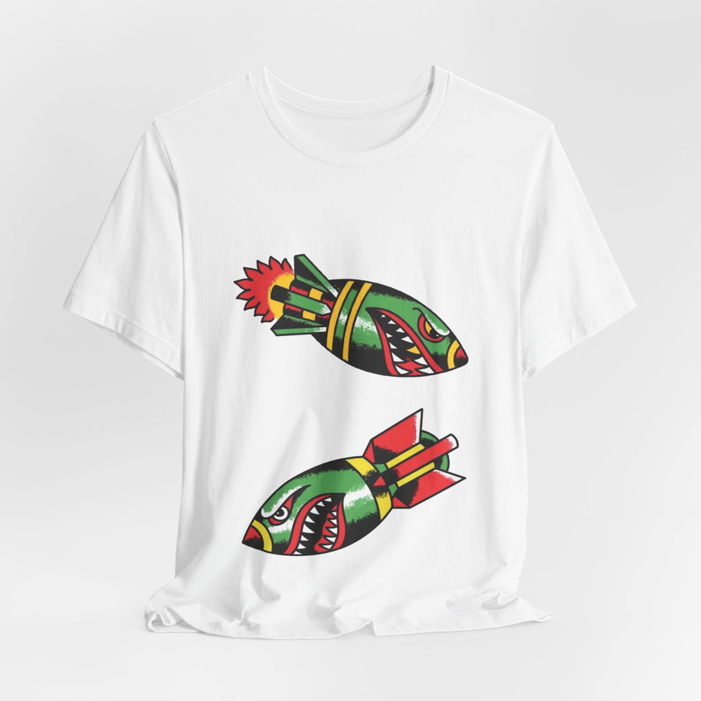 Shark Bomb Tattoo Tee — TrendVault