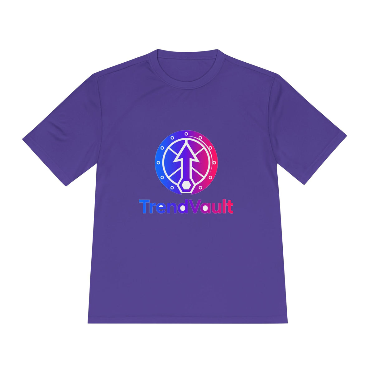 TrendVault Logo Sport Tee – Purple