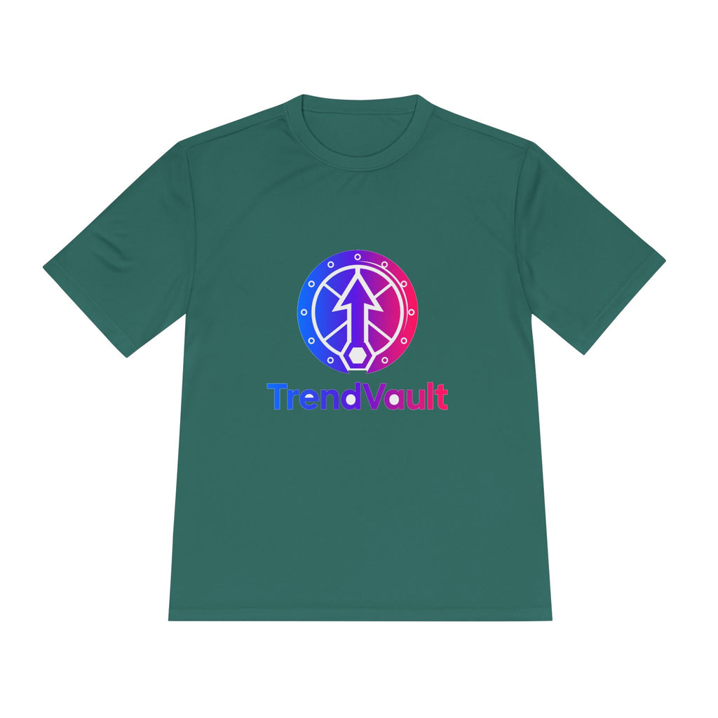 TrendVault Logo Sport Tee – Forest Green