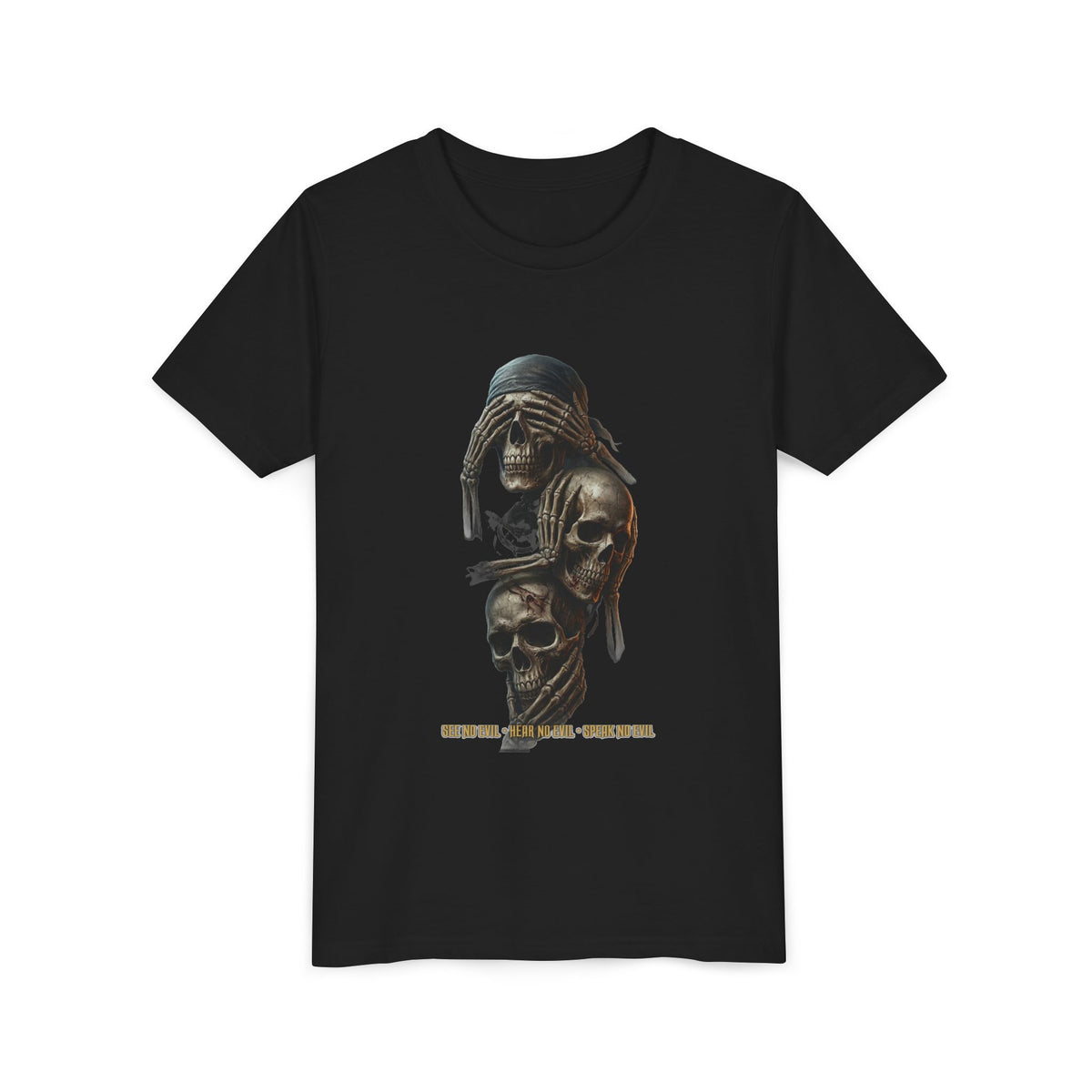 Skeleton Graphic Kids Tee — TrendVault