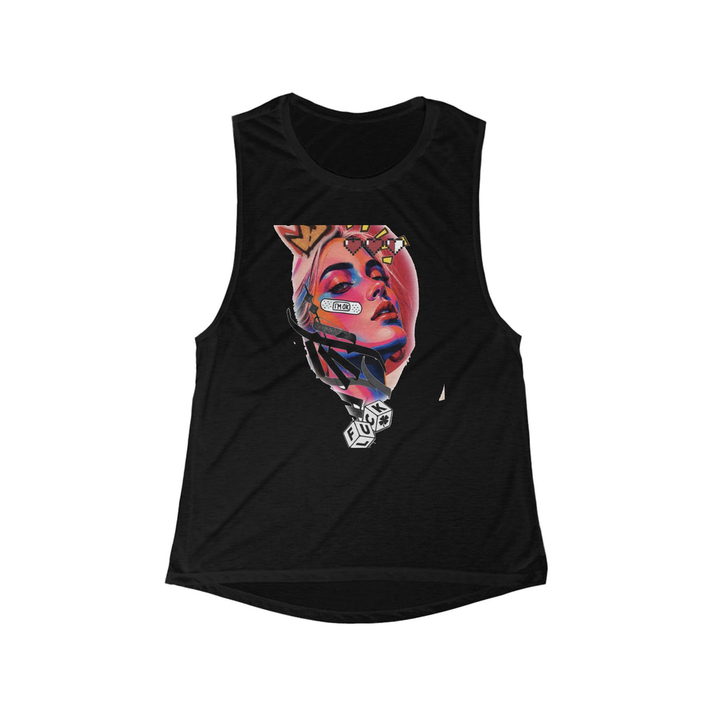 Pop Art Girl Women's Muscle Tank — TrendVault