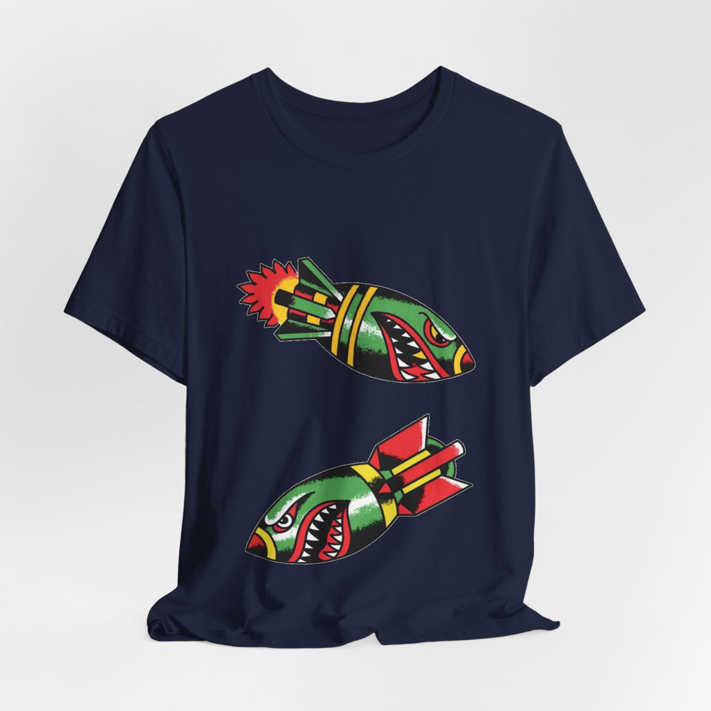 Shark Bomb Tattoo Tee — TrendVault