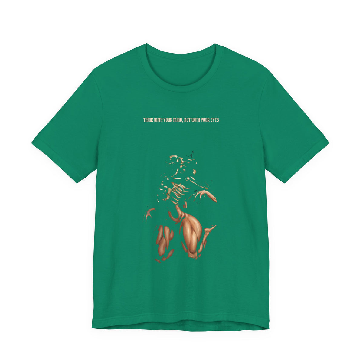 Think With Your Mind Skeleton Tee