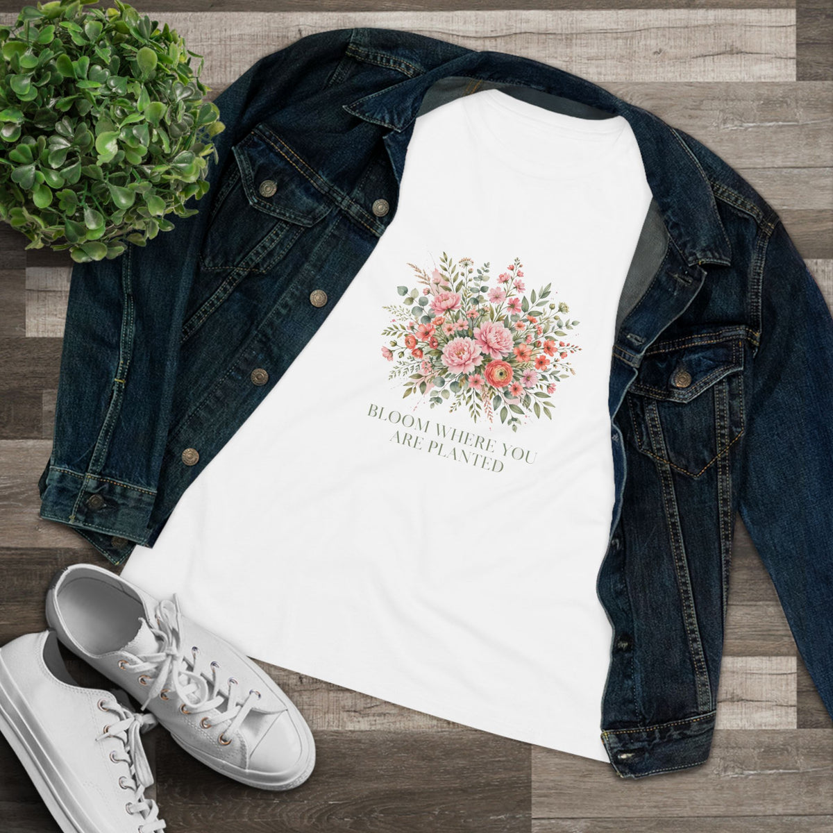 Bloom Where You Are Planted Women's Tee