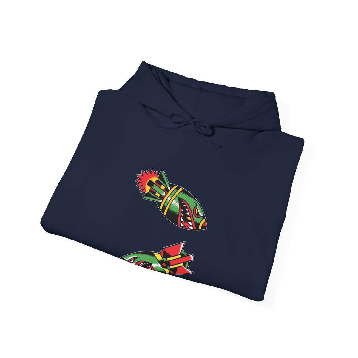 Shark Bomb Tattoo Hoodie — TrendVault