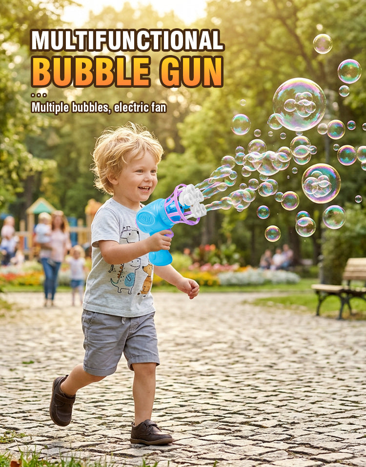 Automatic Bubble Gun – Fun Outdoor Bubble Blaster for Kids