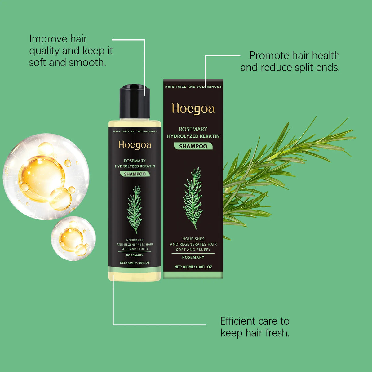 Thickening Shampoo for Volume, Strength & Oil Control