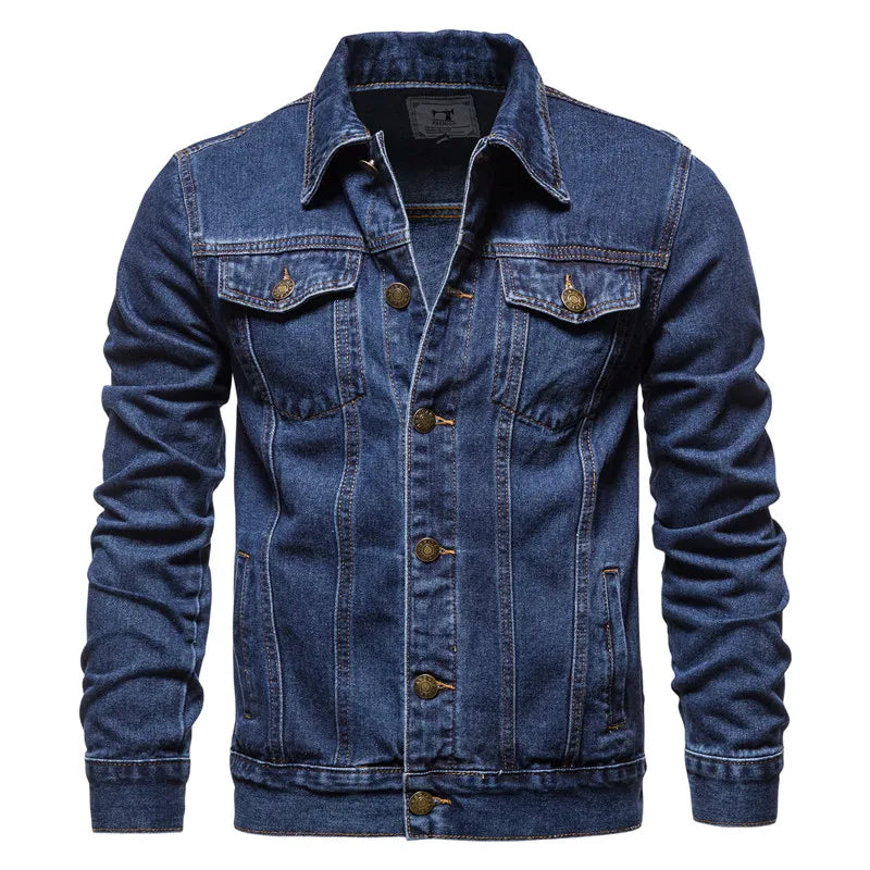 Men's Motorcycle Denim Jacket