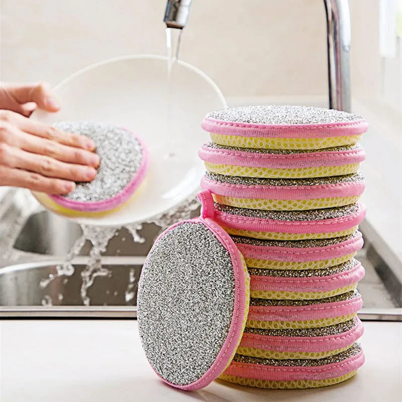 Double-Sided Dishwashing Sponge