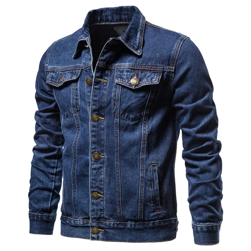 Men's Motorcycle Denim Jacket