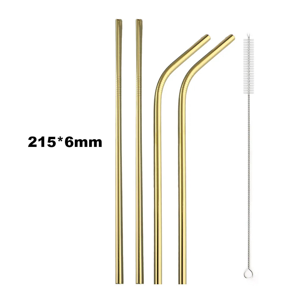 SipSteel Reusable Stainless Steel Straw Set