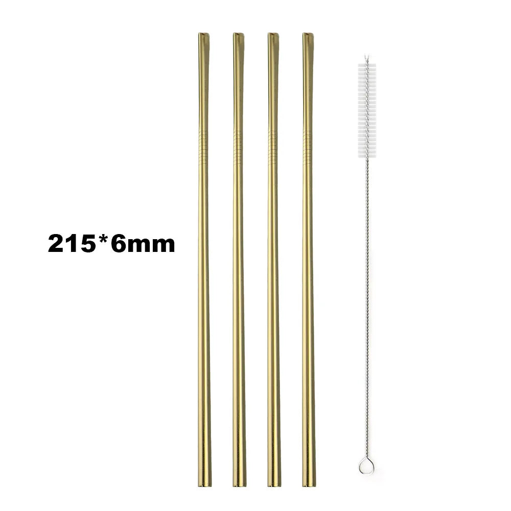 SipSteel Reusable Stainless Steel Straw Set