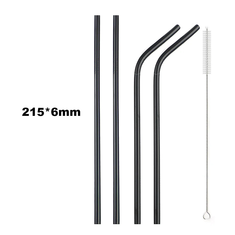 SipSteel Reusable Stainless Steel Straw Set