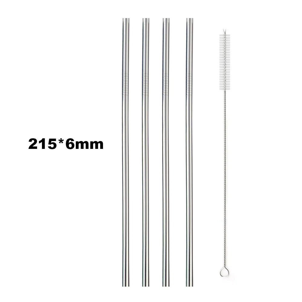 SipSteel Reusable Stainless Steel Straw Set