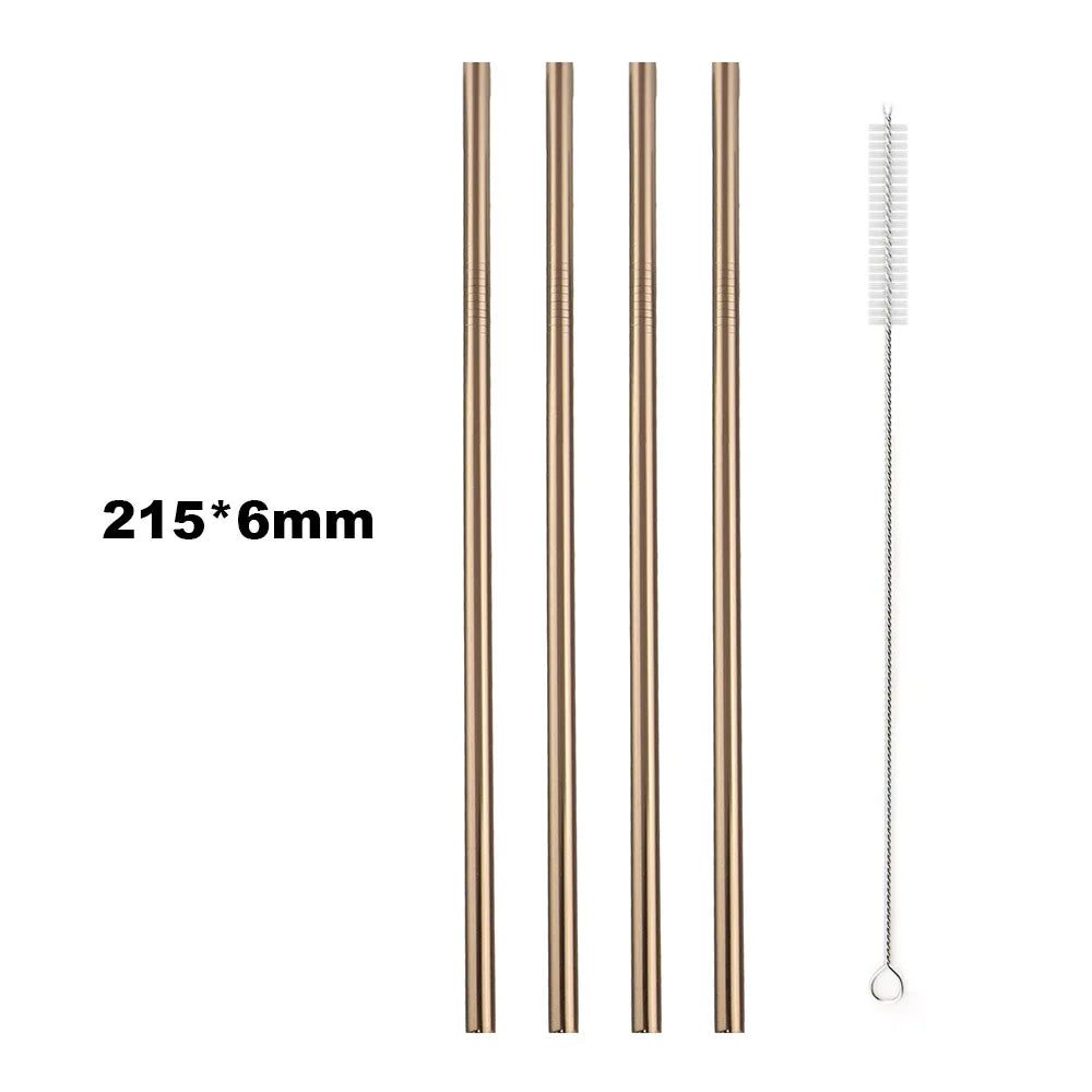 SipSteel Reusable Stainless Steel Straw Set