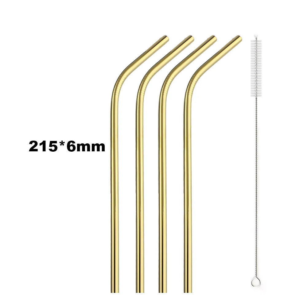 SipSteel Reusable Stainless Steel Straw Set