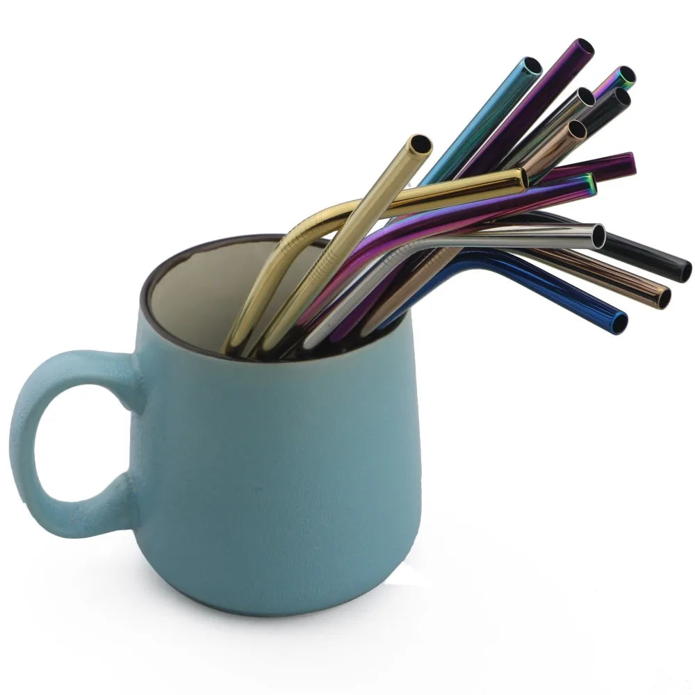 SipSteel Reusable Stainless Steel Straw Set