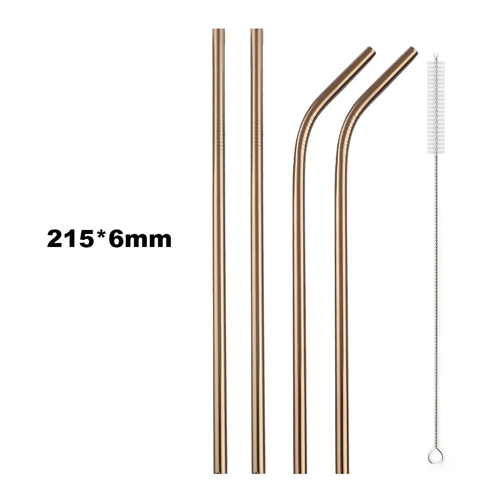 SipSteel Reusable Stainless Steel Straw Set