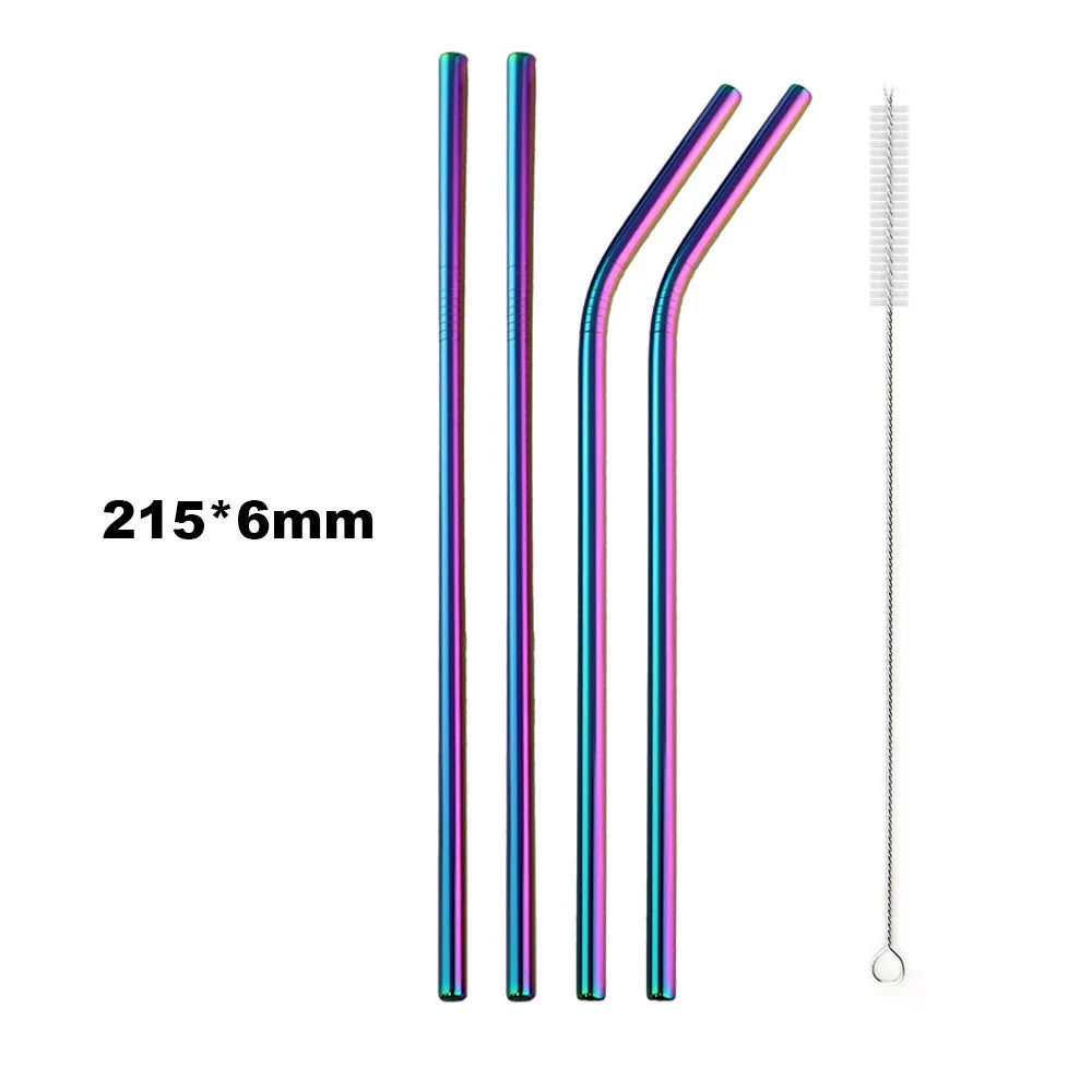 SipSteel Reusable Stainless Steel Straw Set