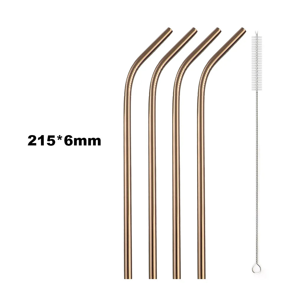 SipSteel Reusable Stainless Steel Straw Set