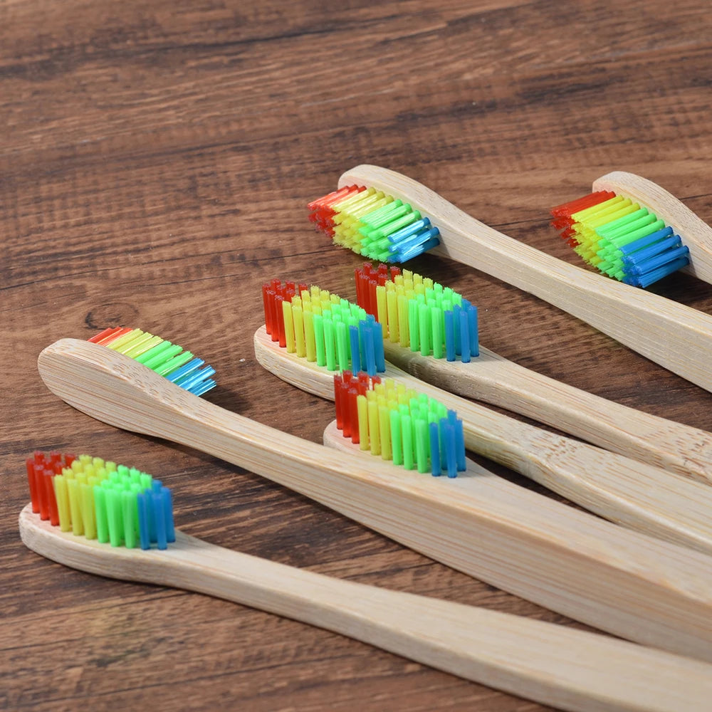 BambooSmile Natural Bamboo Toothbrush Set