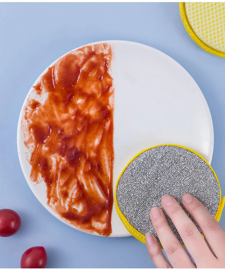 Double-Sided Dishwashing Sponge