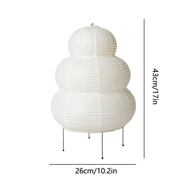 Akari Noguchi-Style Paper Table Lamp